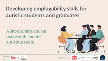 Udemy course: Employability skills for autistic students and graduates