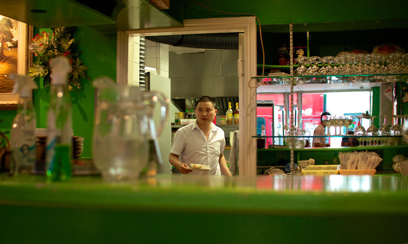Interior of Tay Do Vietnamese restaurant in London