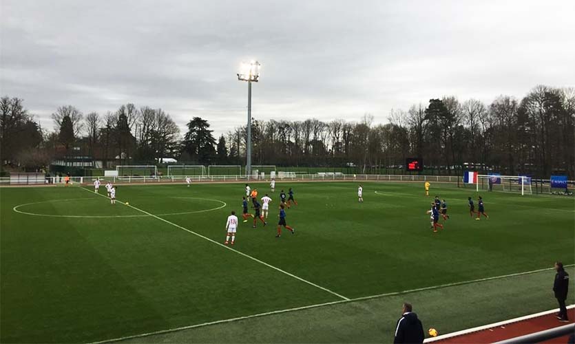 France vs Denmark under 17's match - Clairefontaine visit