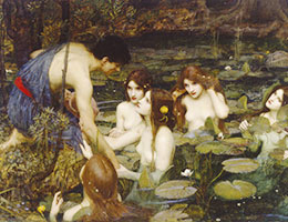Nymphs painting