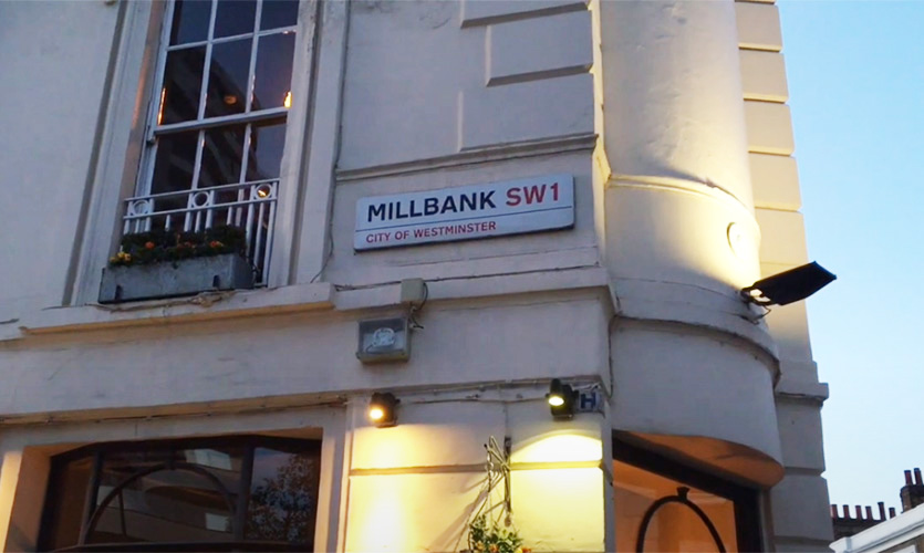 Walk with a convict - Millbank Street London