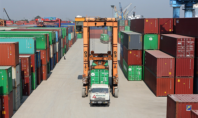 Image of a container yard.