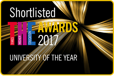 THE Awards 2017 Shortlist - University of the Year logo