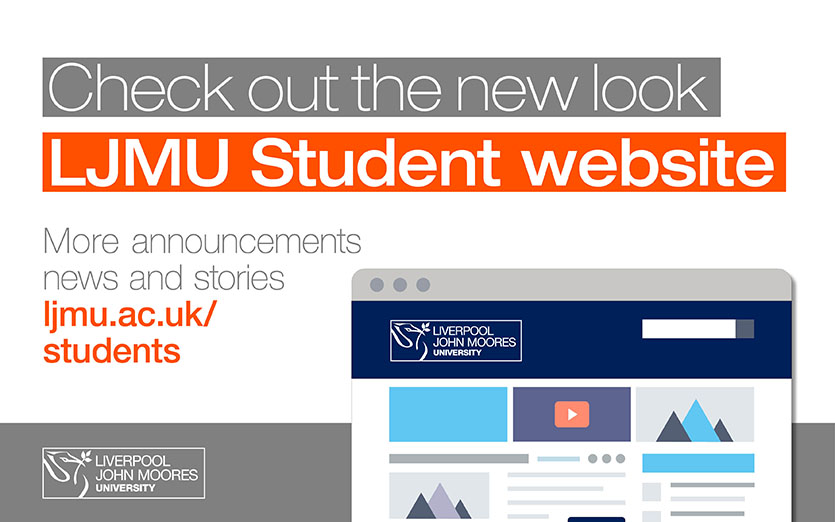 Check out the new look LJMU Student website