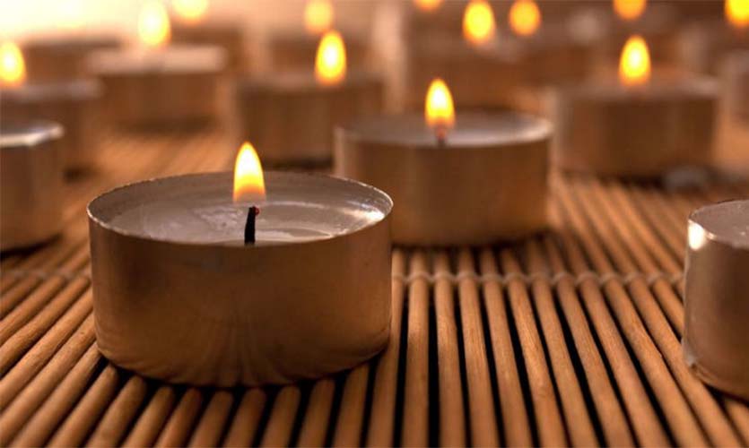 Image of lit candles