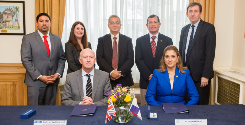 Memorandum of Understanding Signing with International Maritime University of Panama (UMIP) 