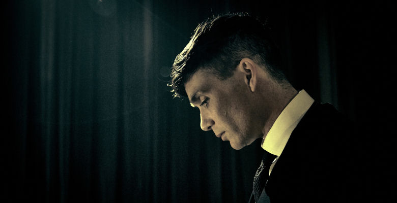Image of male actor from a scene in Peaky Blinders