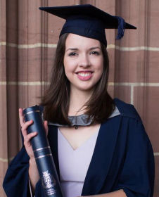 Image of Jasmine Joyce in cap and gown