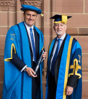 Simon Kirby and Vice-Chancellor