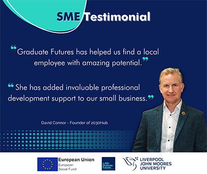 Graduate Futures has helped us find a local employee with amazing potential. She has added invaluable professional development support to our small business.