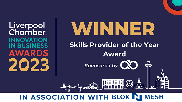 Liverpool Chamber Innovation in Business Awards - Skills Provider of the Year winner