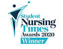 Student Nursing Times Awards 2020 winner logo