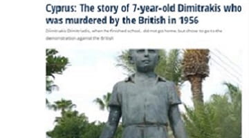 The story of a seven-year-old murdered by the British 