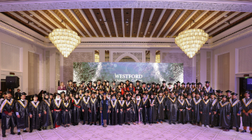 135 students graduate from global partner Westford University College