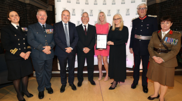 LJMU presented with silver award for support of the Armed Forces community