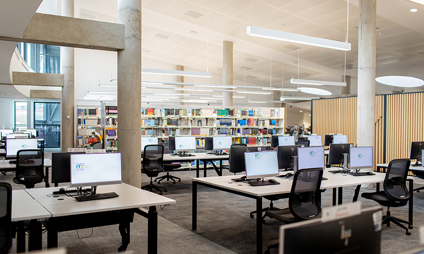 Image of Avril Robarts computer area