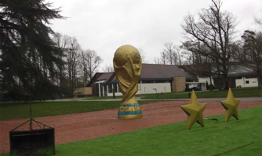 World cup statue - Clairefontaine visit