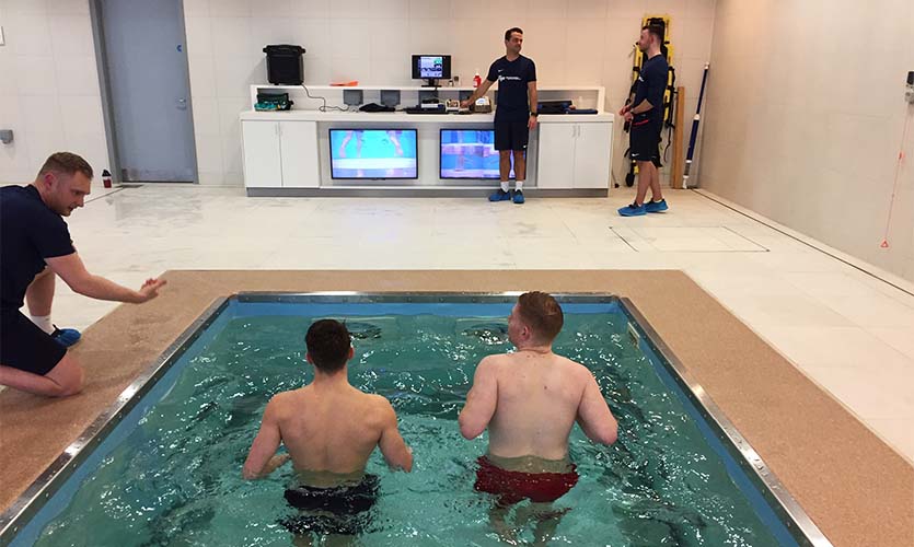 Hydrotherapy pool - St Georges Park visit
