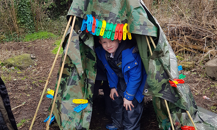 Tent at Forest School