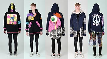 LJMU fashion students design Pretty Green Psychedelic Parkas for Liverpool store