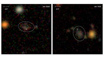 Discoveries of faint galaxies using supernovae