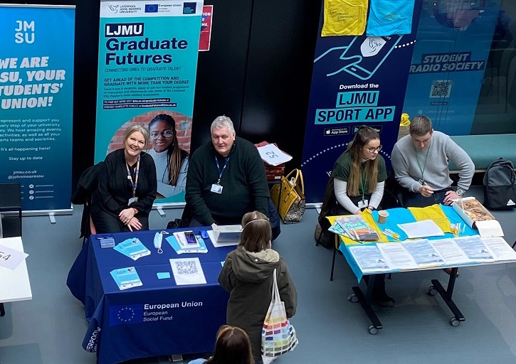 LJMU Student Futures at the Volunteering and Summer Opportunities Fair
