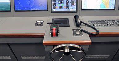 Bridge simulator - LJMU Maritime Centre