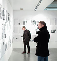 Man at exhibition