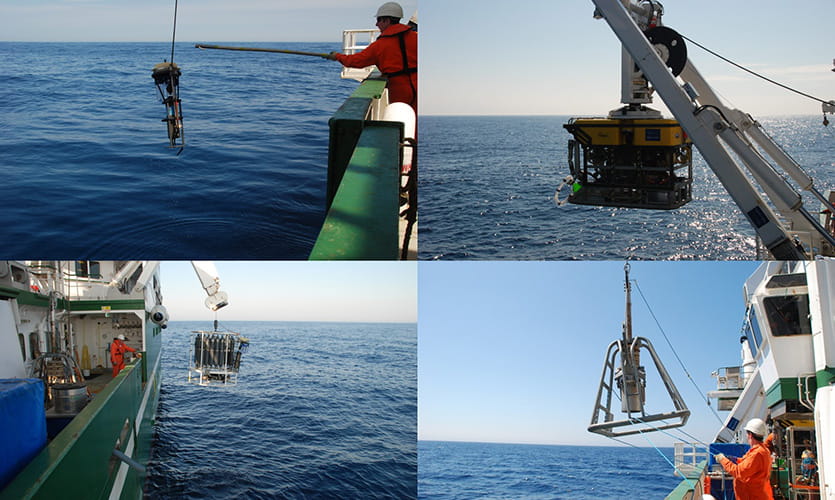 Deep sea sampling gear