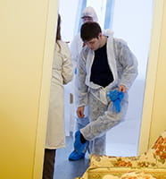 Forensic science students