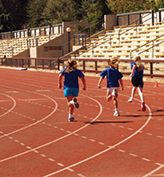 Running on the track