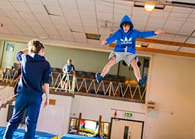 Trampoline -sports, clubs and societies
