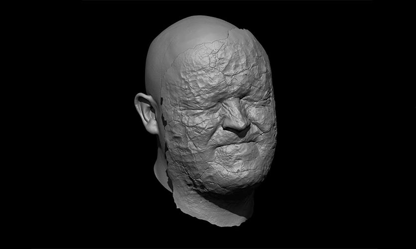 3D render of a mans