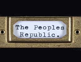 Label stating "The peoples republic"