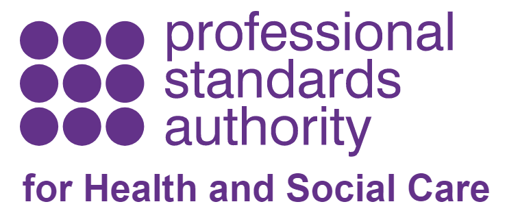 Professional Standards Authority for Health and Social Care ogo